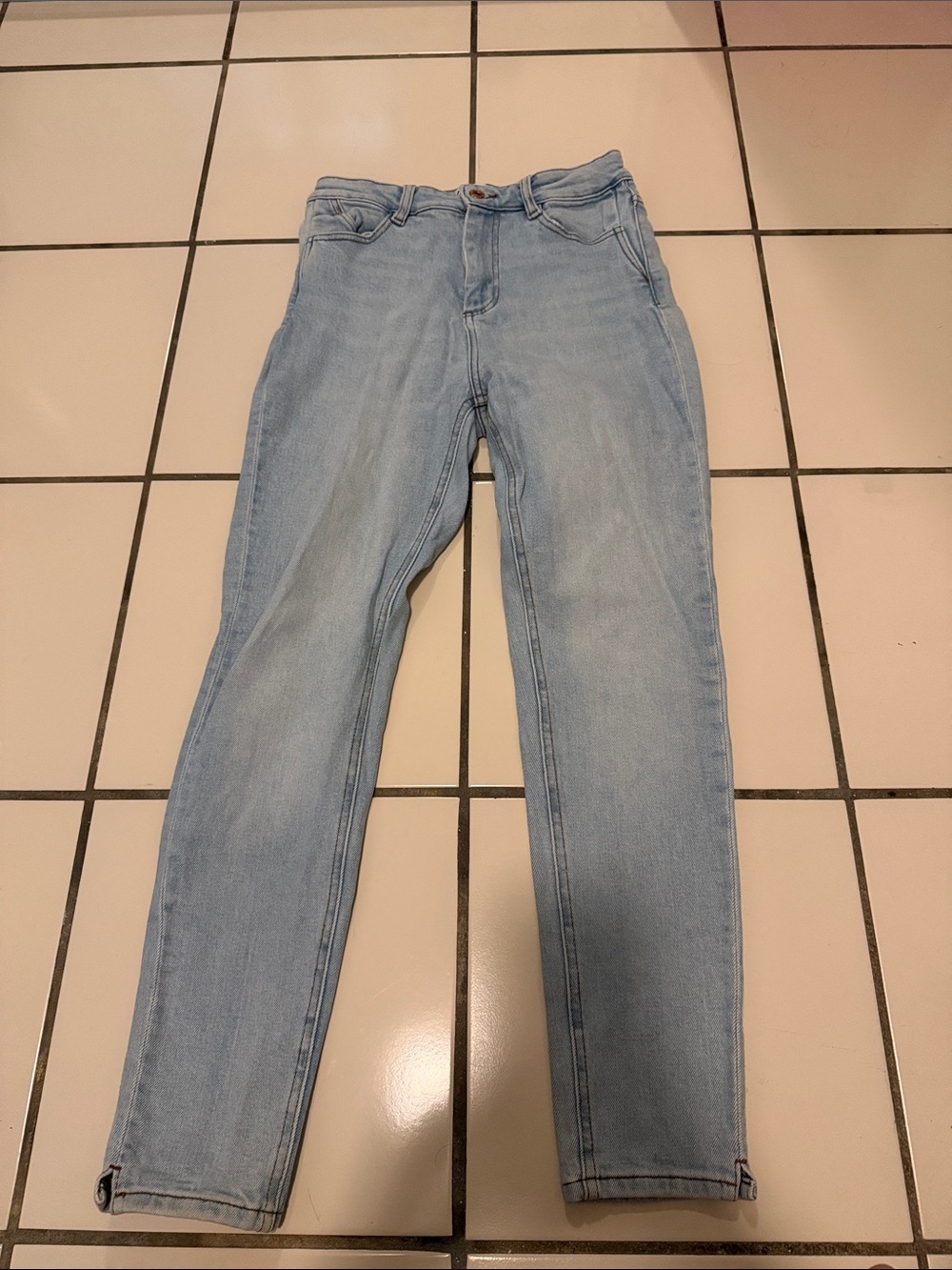 Zara Light Blue Women's Skinny Jeans